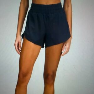 Lululemon Track That High-Rise Lined Short 3”; color: True Navy